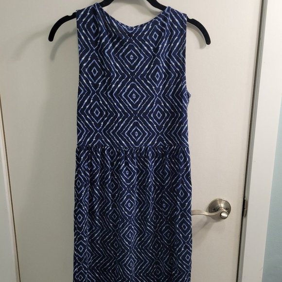 Small Joe Fresh Sleeveless Diamond Patterned Dress - Picture 2 of 7